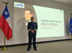 A.P.N. REALIZA CONFERENCIA “VISIÓN MARÍTIMA DE DIEGO PORTALES” PARA ALUMNOS Y DOTACIONES ARMADA.