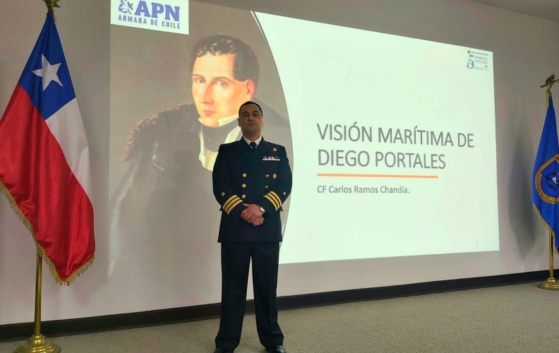 A.P.N. REALIZA CONFERENCIA “VISIÓN MARÍTIMA DE DIEGO PORTALES” PARA ALUMNOS Y DOTACIONES ARMADA.