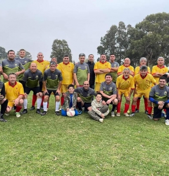 EX ALUMNOS DE LA ESCUELA DE INFANTERÍA DE MARINA REALIZARON CUADRANGULAR DE FÚTBOL EN LA A.P.N.