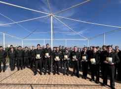 CURSO DE GUARDIAMARINAS 2023 FINALIZÓ SU ESTADÍA EN LA ACADEMIA POLITÉCNICA NAVAL.