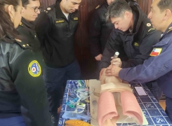 ACADEMIA POLITÉCNICA NAVAL EJECUTÓ CURSO PHTLS EN QUINZONA.