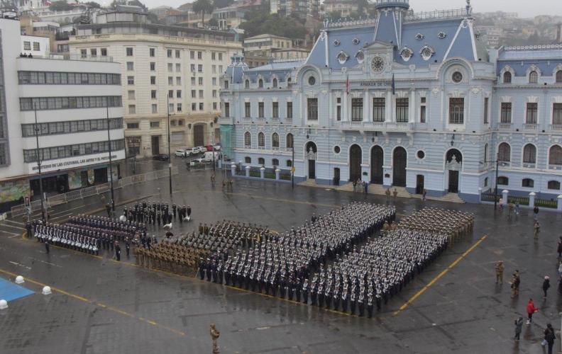 ACADEMIA POLITÉCNICA NAVAL PARTICIPÓ EN LA PREPARATORIA AL 21 DE MAYO.