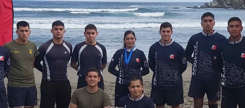 SELECCIONADO OLÍMPICO DE ORIENTACIÓN TERRESTRE DE LA ACADEMIA POLITÉCNICA NAVAL PARTICIPÓ EN “VIÑA ORIENTACIÓN”.