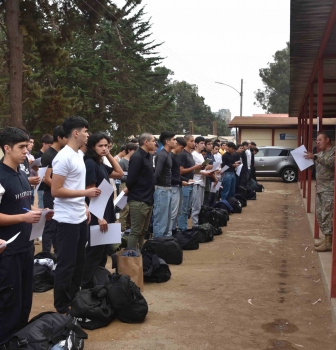 SELECCIONADOS AL SERVICIO MILITAR 2023 FUERON ACUARTELADOS Y SERÁN TRASLADADOS POR LA ACADEMIA POLITÉCNICA NAVAL.