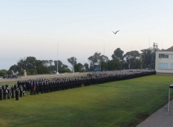 ACADEMIA POLITÉCNICA NAVAL EFECTUÓ CEREMONIA MILITAR INTERNA EN HOMENAJE A LAS GLORIAS NAVALES.