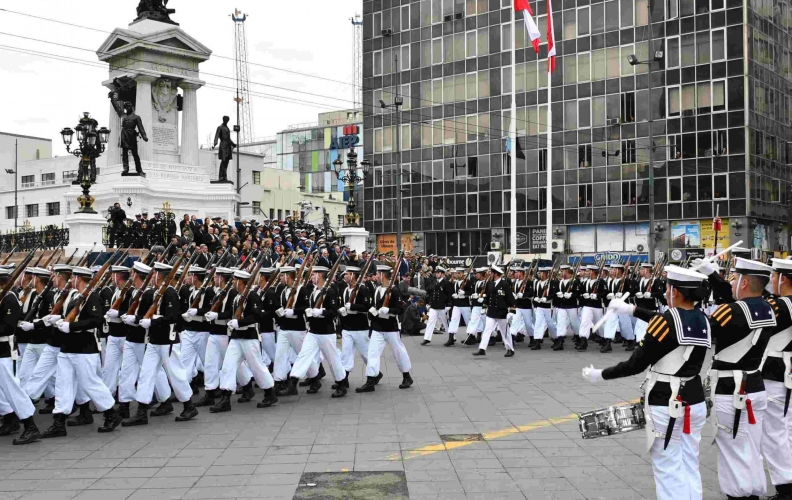 ACADEMIA POLITÉCNICA NAVAL PARTICIPÓ EN CONMEMORACIÓN A LAS GLORIAS NAVALES.