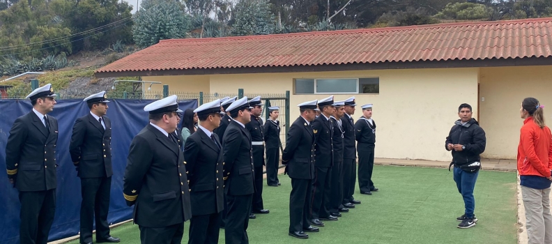 ACADEMIA POLITÉCNICA NAVAL PREPARANDO MONITORES EN  ACONDICIONAMIENTO FÍSICO.