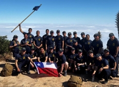 ALUMNOS DE LA ESCUELA DE ABASTECIMIENTO Y SERVICIOS EN TERRENO.