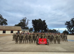 CONDESTABLE MAYOR DEL CUERPO DE INFANTERÍA DE MARINA SE REUNIÓ CON ALUMNOS DE LA ACADEMIA POLITÉCNICA NAVAL.