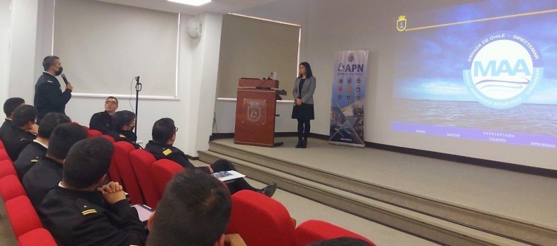 CONFERENCIA “LOS DESAFÍOS DE LA BASURA MARINA Y LA IMPORTANCIA DE LA PROTECCIÓN DE LOS OCÉANOS” EN LA ACADEMIA POLITÉCNICA NAVAL.