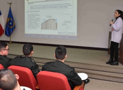 CONFERENCIA DE PREVENCIÓN SOCIAL DESTINADO A GRUMETES REALIZÓ LA ACADEMIA POLITÉCNICA NAVAL.