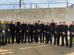 ALUMNOS DE LA ACADEMIA POLITÉCNICA NAVAL EJERCITAN EN EL CENTARM.