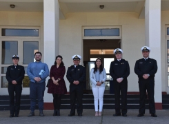 ALCALDESA RIPAMONTI VISITA LA ACADEMIA POLITÉCNICA NAVAL.