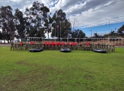 ALUMNOS DE LA ESCUELA DE INFANTERÍA DE MARINA EFECTUARON CARRERA MILITAR ESIMAR 2023.