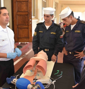 SIMULACIÓN MÉDICA DE LA A.P.N. REALIZA DEMOSTRACIONES ESTÁTICAS.