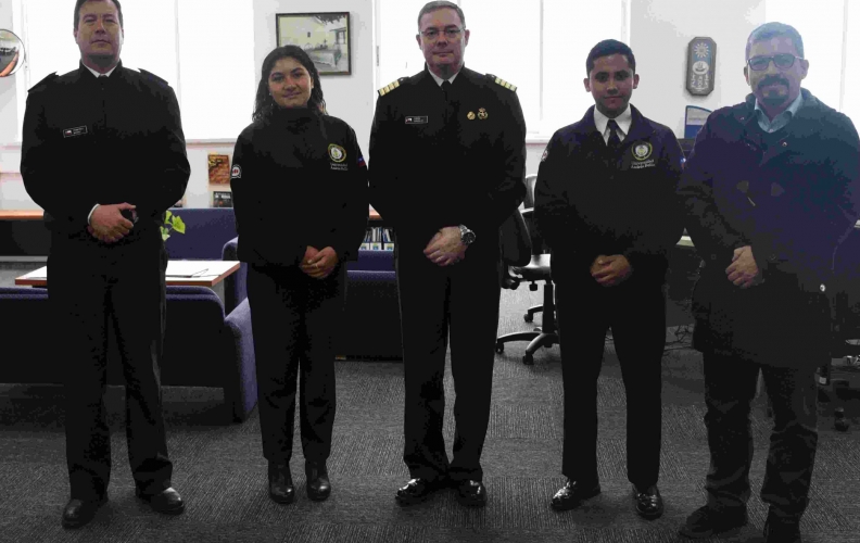 ACADEMIA POLITÉCNICA NAVAL RECIBIÓ LA VISITA DE LA CARRERA DE INGENIERÍA MARINA MERCANTE UNAB.