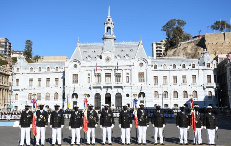 ACADEMIA POLITÉCNICA NAVAL PRESENTE EN CONMEMORACIÓN A LAS GLORIAS NAVALES.