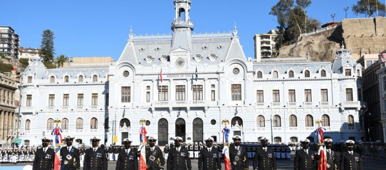 ACADEMIA POLITÉCNICA NAVAL PRESENTE EN CONMEMORACIÓN A LAS GLORIAS NAVALES.