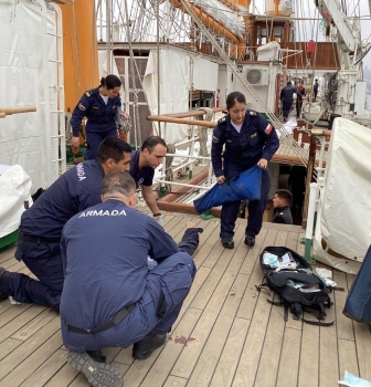 ACADEMIA POLITÉCNICA NAVAL EJECUTÓ TALLER MANEJO DE RECURSOS EN CRISIS PARA DOTACIÓN DEL B.E. ESMERALDA.