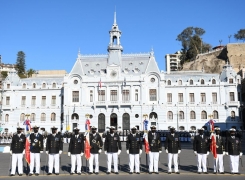 ACADEMIA POLITÉCNICA NAVAL PRESENTE EN CONMEMORACIÓN A LAS GLORIAS NAVALES.