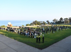 ACADEMIA POLITÉCNICA NAVAL REALIZÓ LA PRIMERA ETAPA DEL C.U.A. DE LA ARMADA PARA LA  ESCUELA DE GRUMETES.