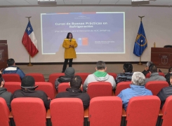 ACADEMIA POLITÉCNICA NAVAL FINALIZÓ CURSO DE “BUENAS PRÁCTICAS EN REFRIGERACIÓN”.