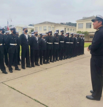 ACADEMIA POLITÉCNICA NAVAL RECIBIÓ A LOS CURSOS SENCE 2022.