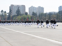 ACADEMIA POLITÉCNICA NAVAL DESFILÓ EN EL DÍA DE LAS GLORIAS DEL EJÉRCITO DE CHILE.