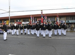 ACADEMIA POLITÉCNICA NAVAL DESFILÓ EN VALPARAÍSO EN CONMEMORACIÓN DEL 212° ANIVERSARIO PATRIO.