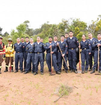 CAPACITACIÓN Y ENTRENAMIENTO A LA BRIGADA FORESTAL DE LA ARMADA REALIZÓ LA ACADEMIA POLITÉCNICA NAVAL.