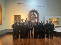 ALUMNOS DE LA ACADEMIA POLITÉCNICA NAVAL REALIZARON VISITA AL MUSEO MARÍTIMO NACIONAL.