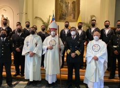 ACADEMIA POLITÉCNICA NAVAL PARTICIPÓ EN LA SANTA MISA CRISMAL EN EL OBISPADO CASTRENSE.