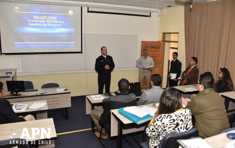 APOLINAV FINALIZÓ EL CURSO “LEY DEL COBRE Y GESTIÓN DE RIESGOS”. APOLINAV FINALIZÓ EL CURSO “LEY DEL COBRE Y GESTIÓN DE RIESGOS”.
