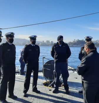 7° AÑO DE TELECOMUNICACIONES DE LA A.P.N. A BORDO DE LA FRAGATA LYNCH.