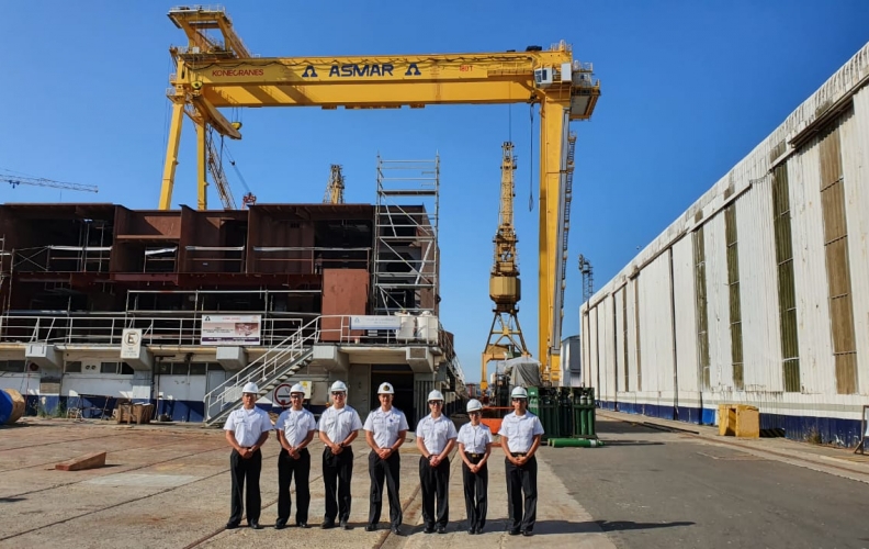 ALUMNOS DE INGENIERÍA DE LA APOLINAV REALIZAN PASANTÍA EN ASMAR TALCAHUANO. ALUMNOS DE INGENIERÍA DE LA APOLINAV REALIZAN PASANTÍA EN ASMAR TALCAHUANO.