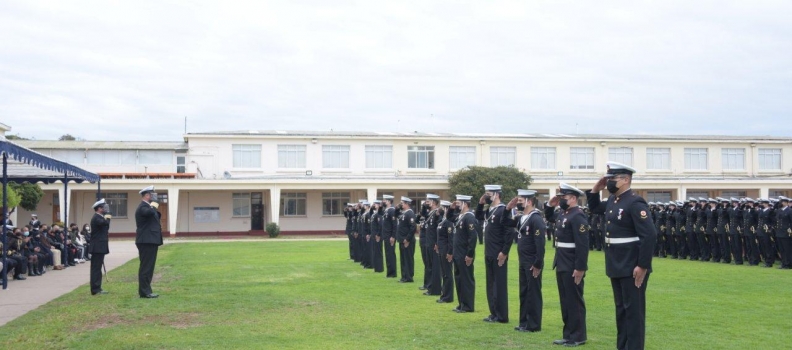 ACADEMIA POLITÉCNICA NAVAL REALIZA CEREMONIA MILITAR EN HOMENAJE A LAS GLORIAS NAVALES.