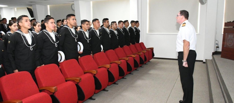 LA ACADEMIA POLITÉCNICA NAVAL RECEPCIONA A LOS GRUMETES ALUMNOS AÑO 2023.