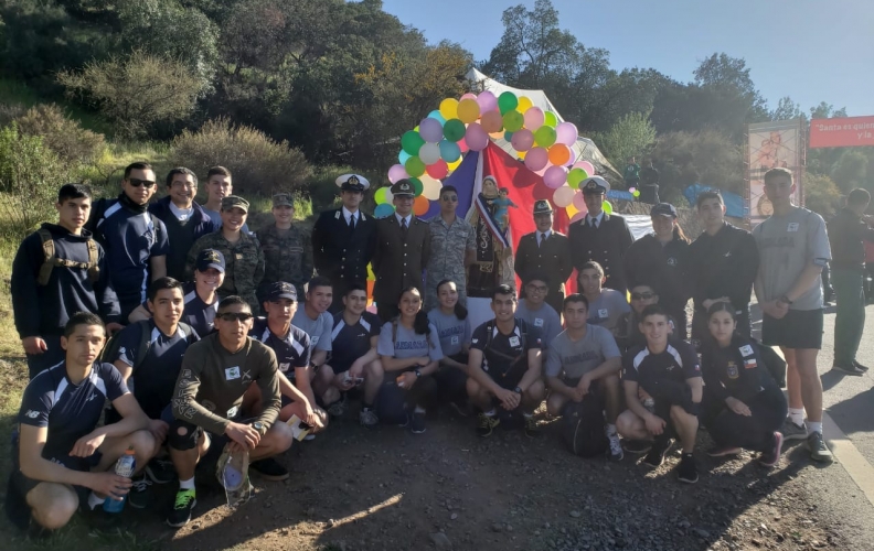 ALUMNOS DE LA APOLINAV EN PEREGRINACIÓN AL SANTUARIO DE TERESITA DE LOS ANDES. ALUMNOS DE LA APOLINAV EN PEREGRINACIÓN AL SANTUARIO DE TERESITA DE LOS ANDES.