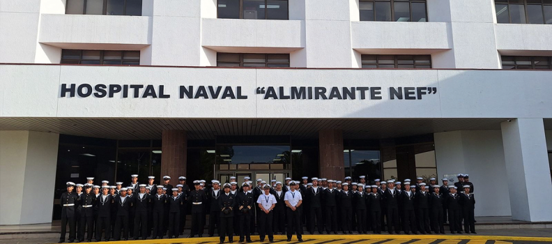 Inicio de práctica clínica de los alumnos de la Escuela de Sanidad de la Academia Politécnica Naval.