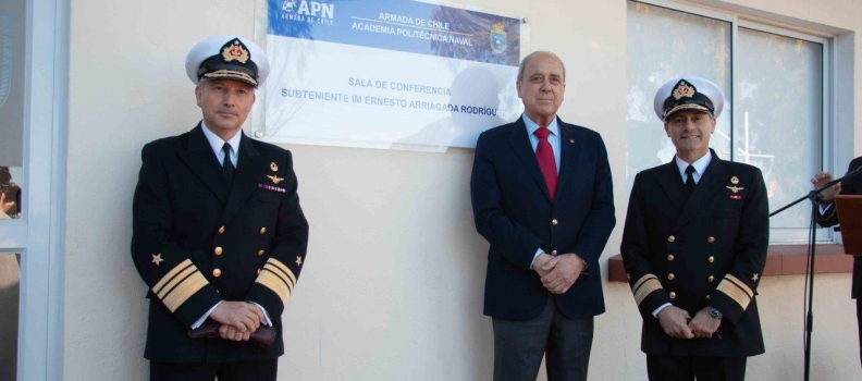 DIRECTOR GENERAL DEL PERSONAL INAUGURÓ REMODELACIÓN DE LA SALA DE CONFERENCIAS “SUBTENIENTE IM ERNESTO ARRIAGADA RODRÍGUEZ”.