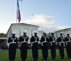 ACADEMIA POLITÉCNICA NAVAL EFECTUÓ CEREMONIA MILITAR INTERNA EN HOMENAJE A LAS GLORIAS NAVALES.