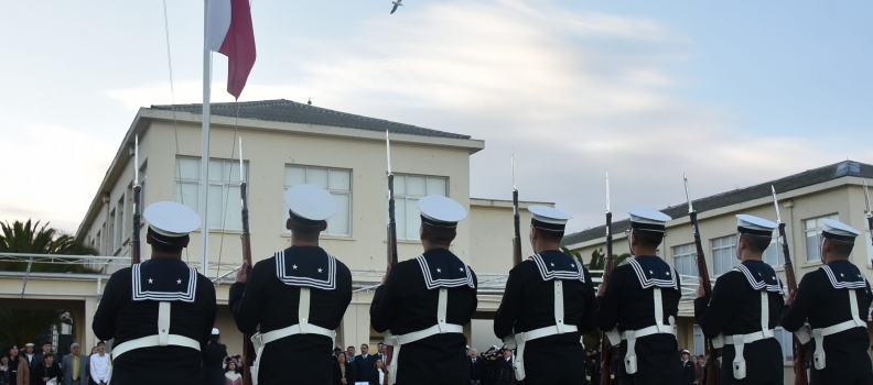 ACADEMIA POLITÉCNICA NAVAL EFECTUÓ CEREMONIA MILITAR INTERNA EN HOMENAJE A LAS GLORIAS NAVALES.