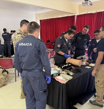 ACADEMIA POLITÉCNICA NAVAL ESTÁ REALIZANDO CURSO “PHTLS” EN PRIZONA.
