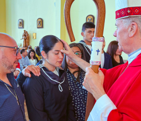 ALUMNOS DE LA ACADEMIA POLITÉCNICA NAVAL RECIBEN SUS SACRAMENTOS.
